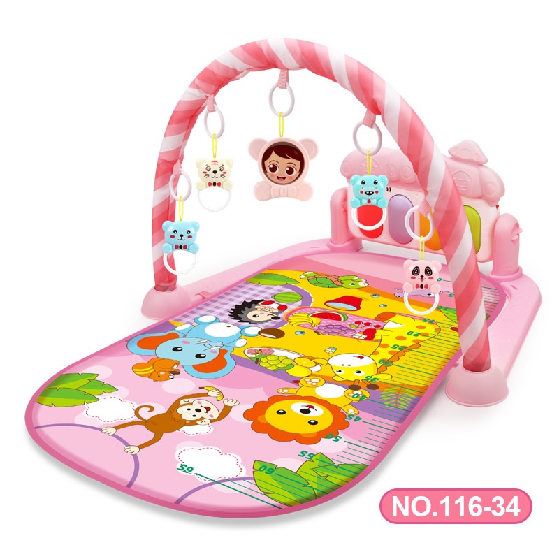 Thảm đàn 9BABY Piano nằm chơi nhạc hình thú ngộ nghĩnh cho bé