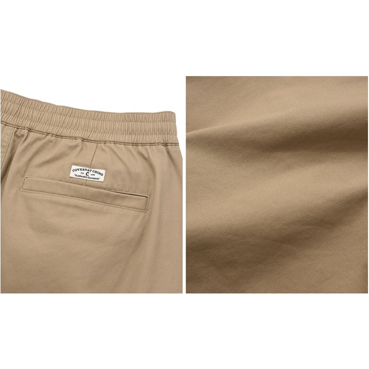 Quần short kaki Covernat 1703 form Regular Chino
