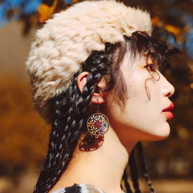 Khuyên tai du lịch vintage, BST bông tai đi biển boho siêu xinh p2