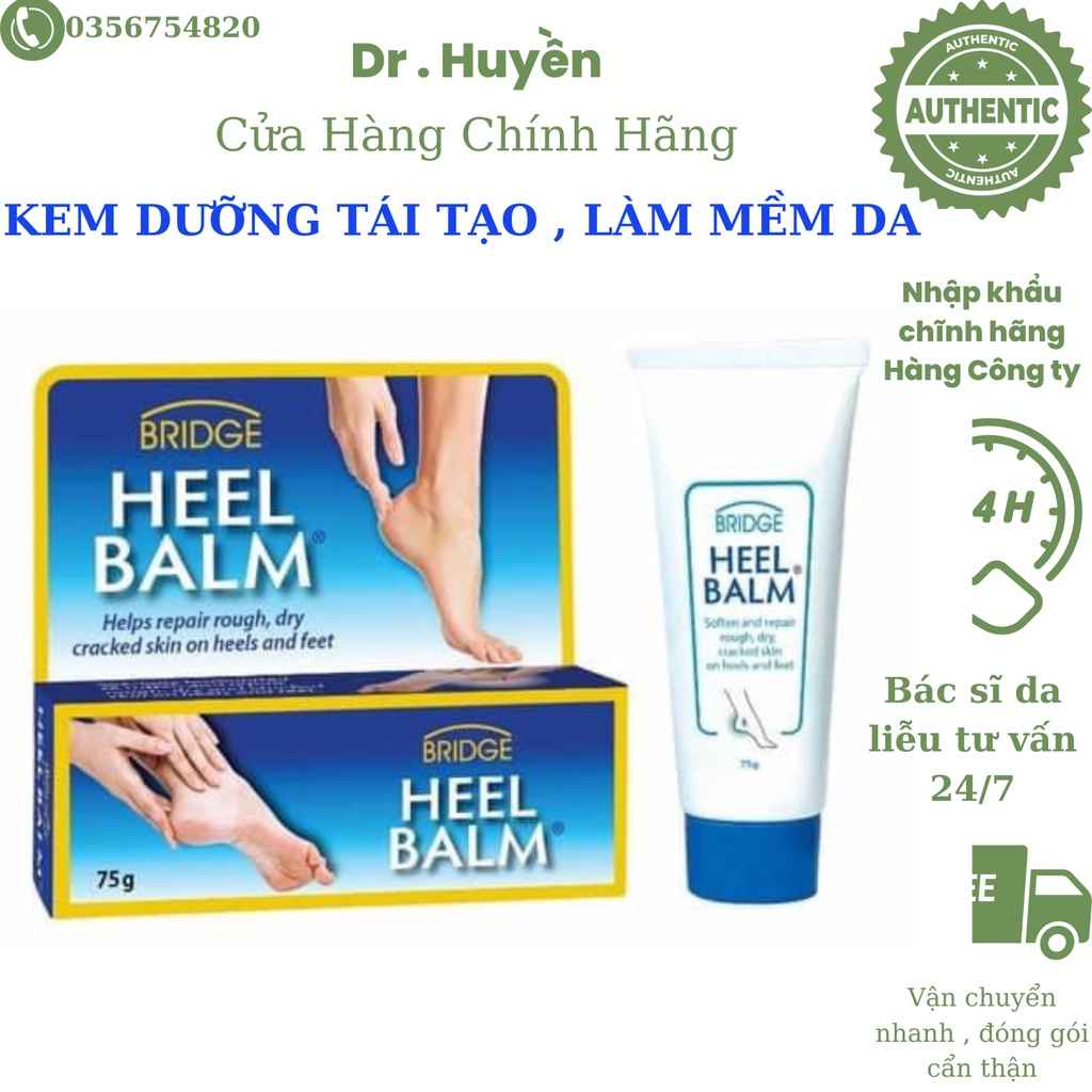 KEM DƯỠNG BRIDGE HEEL BALM 75G LÀM MỀM DA