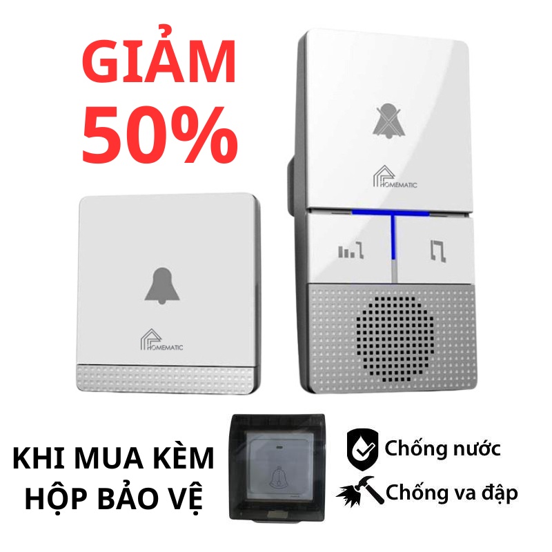 Chuông không dây không dùng pin Homematic HBM08