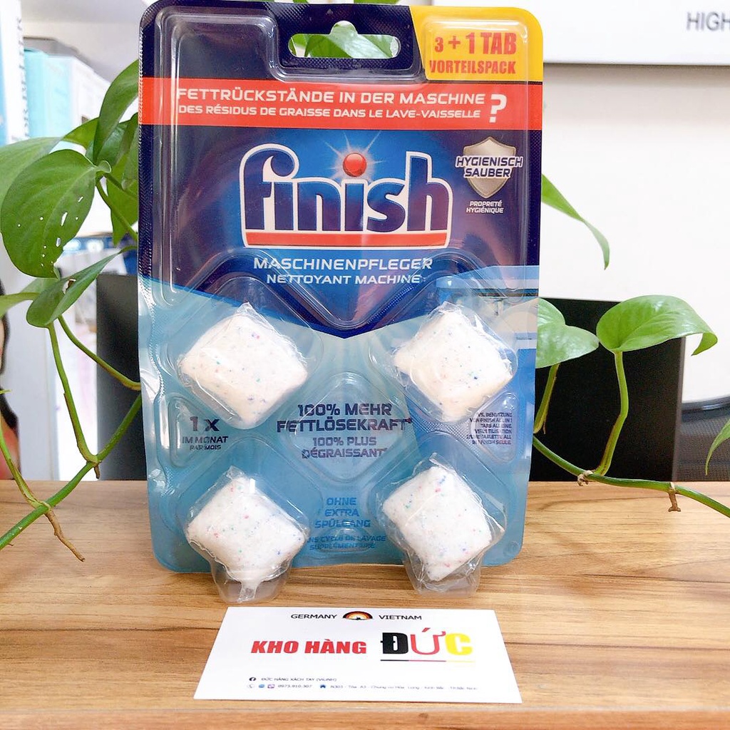 Set 4 Viên Vệ Sinh Máy Rửa Bát Finish