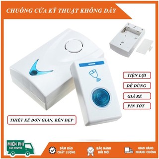 Giá Hot Chuông Cửa, Chuông Kỹ Thuật Số Không Dây - Âm Lượng Lớn, Nhạc Phông Phú, An Toàn. Bảo Hành Uy Tín. Giá Hot