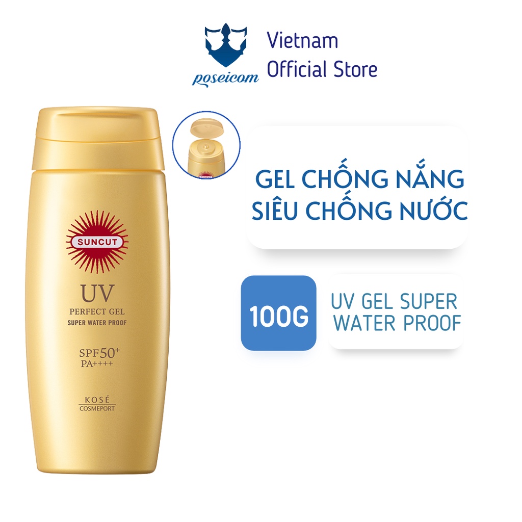 Kem Chống Nắng Kose Suncut Super Water Proof SPF50 PA++++ Chống Nắng Siêu Chống Trôi Chống Nước