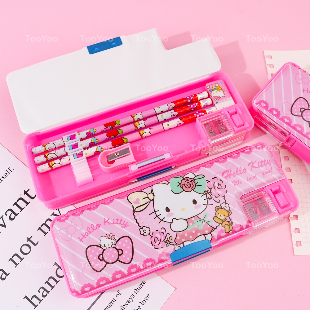 Hộp bút nhựa Hello Kitty dễ thương cute HK0034 (không kèm bút)