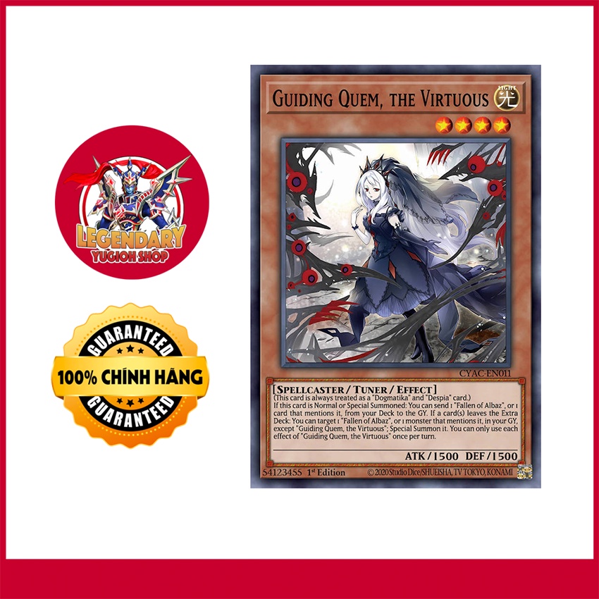 [JP][Thẻ Bài Yugioh Chính Hãng] Guiding Quem, the Virtuous