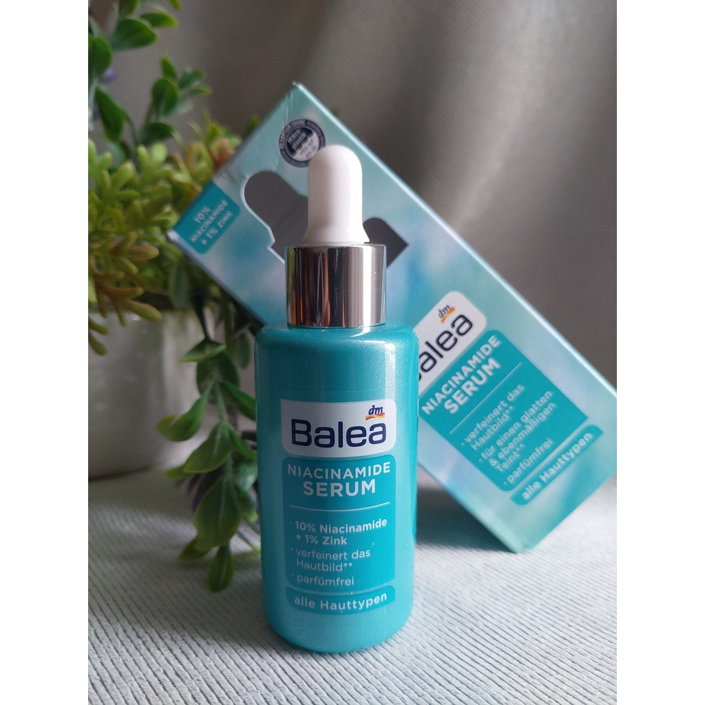 Serum Giảm Dầu Và Thu Nhỏ Lỗ Chân Lông Niacinamide 10% Balea - 30ml
