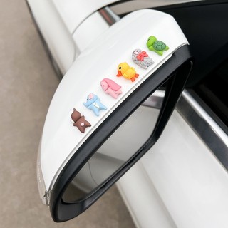 Đồ chơi động vật Mini trang trí bảng điều khiển dễ thương có băng dính