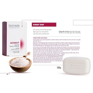 XÀ PHÒNG GIẢM MỤN LƯNG B.I.O.T.R.A.D.E ACNE OUT