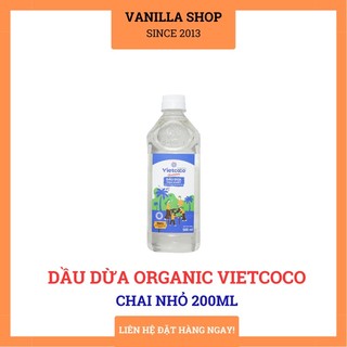 Dầu dừa nguyên chất Vietcoco 250ml Organic