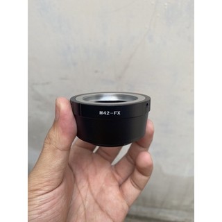 Ngàm chuyển M42-FX dùng lens ngàm M42 trên máy ảnh Fujifilm.
