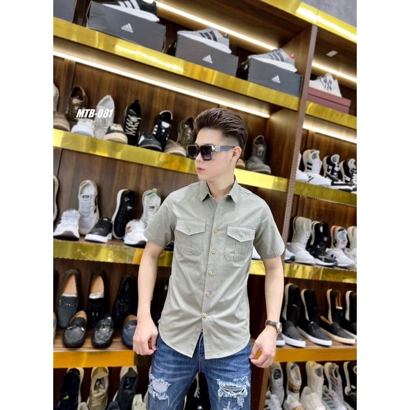Áo Sơ Mi Nam Chất Kaki Cao Cấp, Vải Dày Dặn, Màu Sắc Tinh Tế, Mềm Mịn, Đường May Chắc Chắn, Tinh Tế