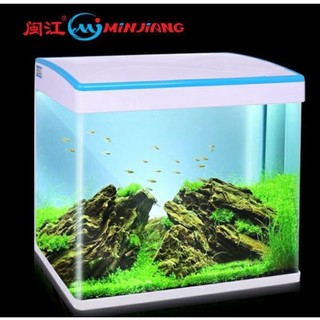 Bể kính đúc uốn góc Bể cá cảnh. Bể nhập khẩu Minjiang. Hàng chính hãng..