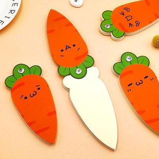 Sổ tay mini hình cà rốt, flashcard đinh tán xoay vòng ghi chú tiện dụng hình dễ thương ( có ảnh thật)