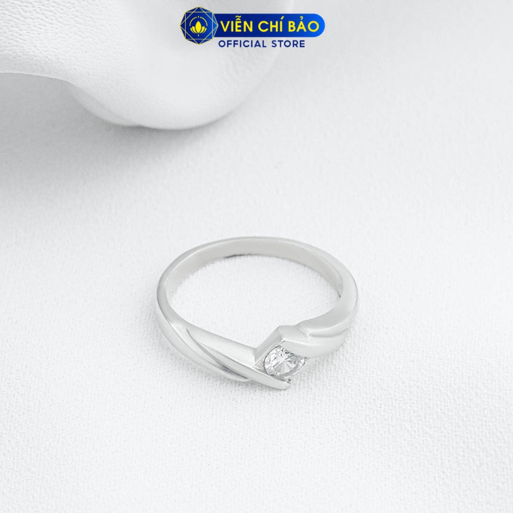 Nhẫn bạc nữ Twist Love chất liệu bạc 925 thời trang phụ kiện trang sức Viễn Chí Bảo N700400