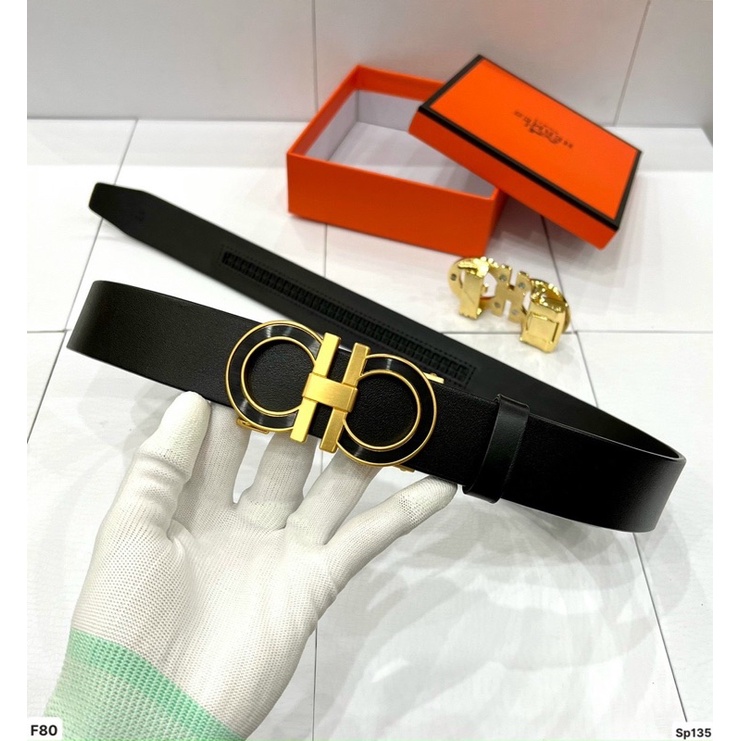 [HÀNG XỊN] Thắt Lưng Nam Da Xịn, Mặt Đúc Đặc Tặng Hộp Thẻ Đầy Đủ