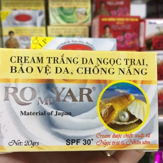 Kem trắng da romiyar ngọc.trai 20g