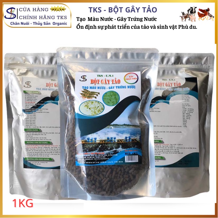 EM1 BỘT GÂY TẢO Tạo Màu Nước Gây Trứng Nước- Gói 1kg