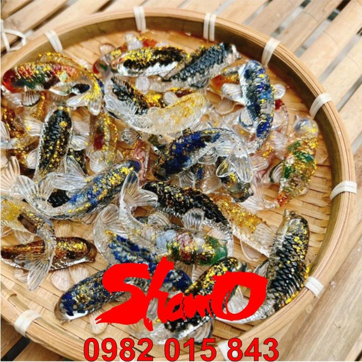 Cá Chép Koi đá thạch anh phong thủy