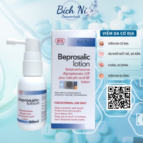 Beprosalic lotion 30ml Giảm Vảy nến Giảm Chàm Giảm Ngứa Da MixASale