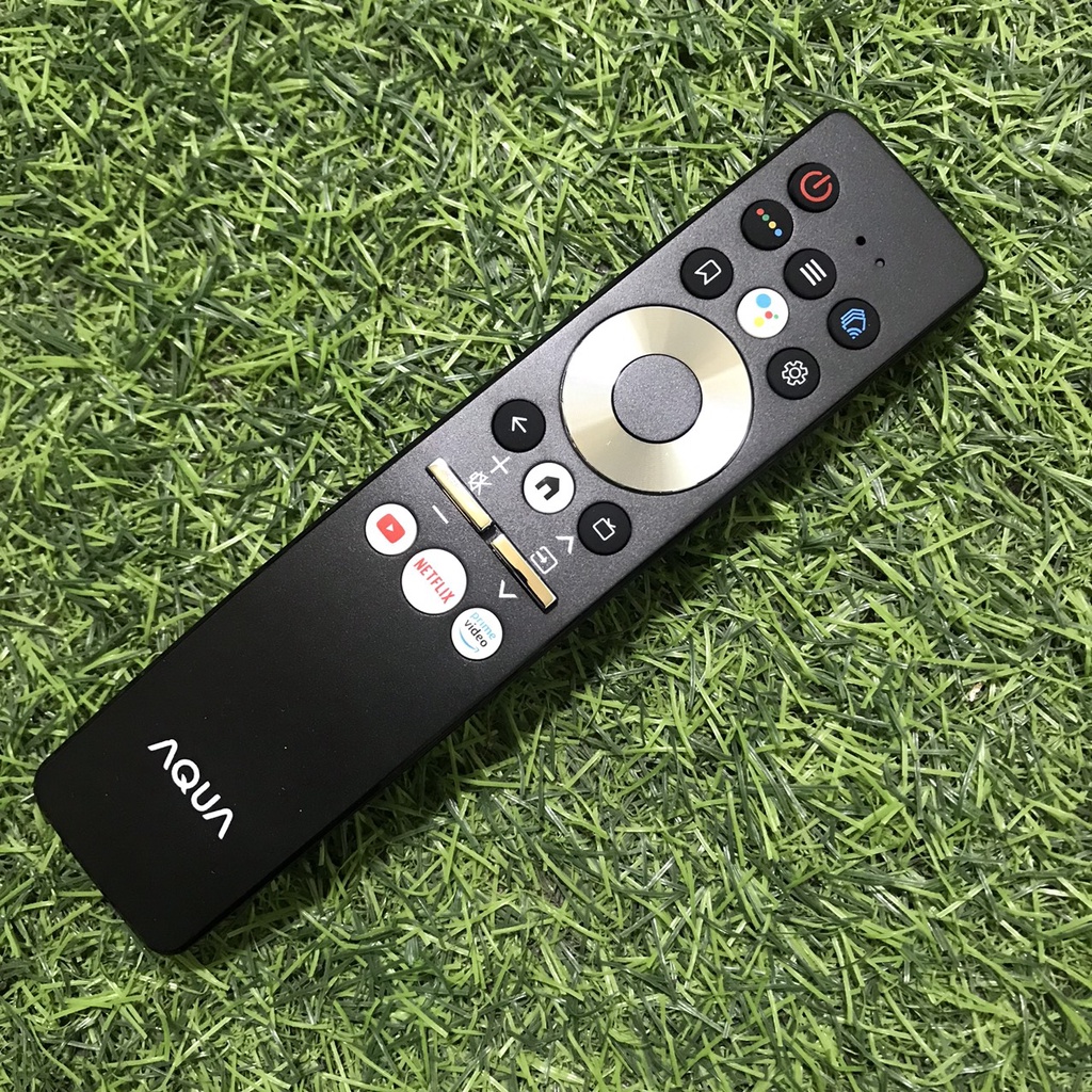 Điều khiển tivi aqua giọng nói, Remote TV AQUA QLED 4K 65 inch 65AQTS6UG có mic điều khiển giọng nói