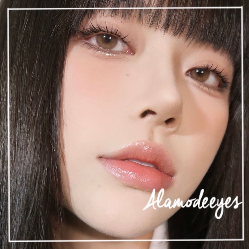 Lens nâu sữa k vân áp tròng