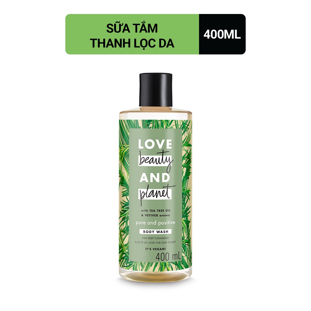 [HB GIFT - BW] Sữa dưỡng thể/ Sữa tắm cao cấp Love Beauty & Planet 400ml (giao mẫu ngẫu nhiên)