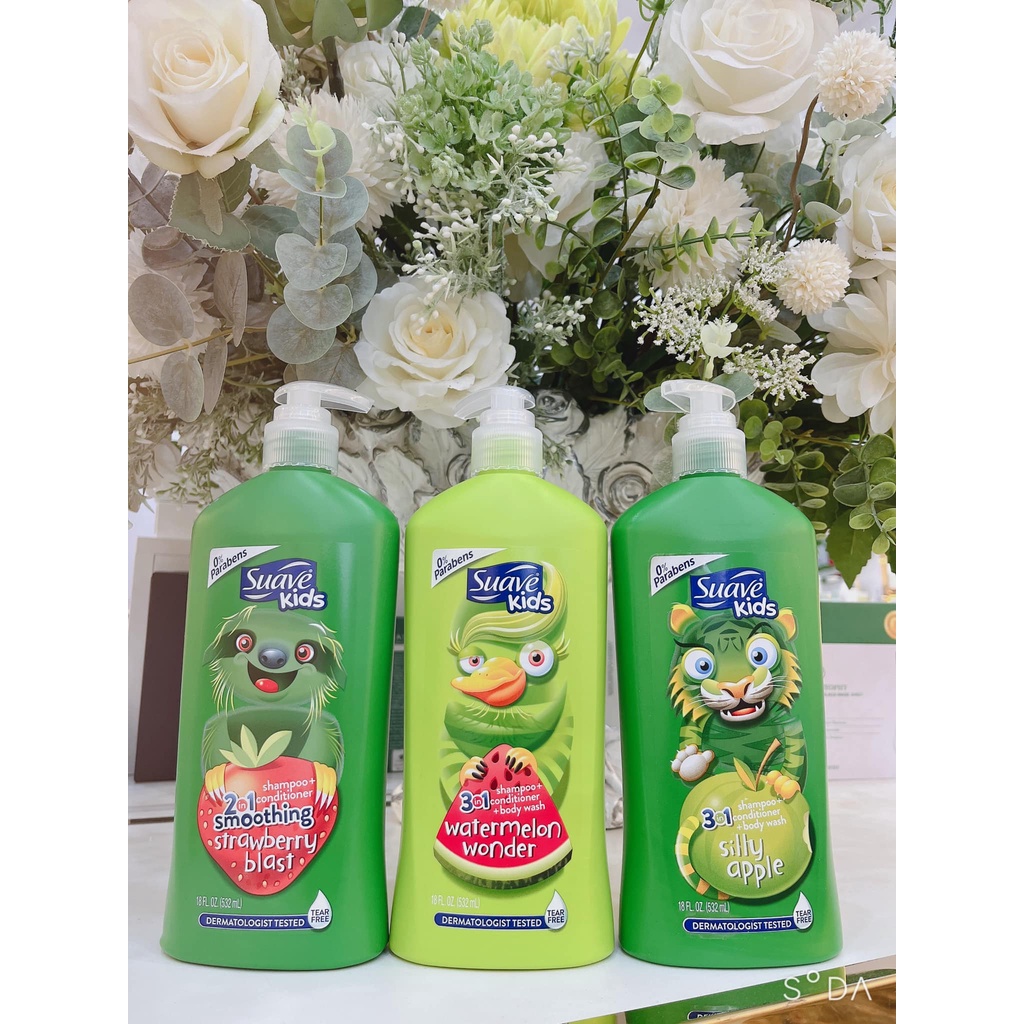 SỮA TẮM BÉ 3IN1 SUAVE KIDS
