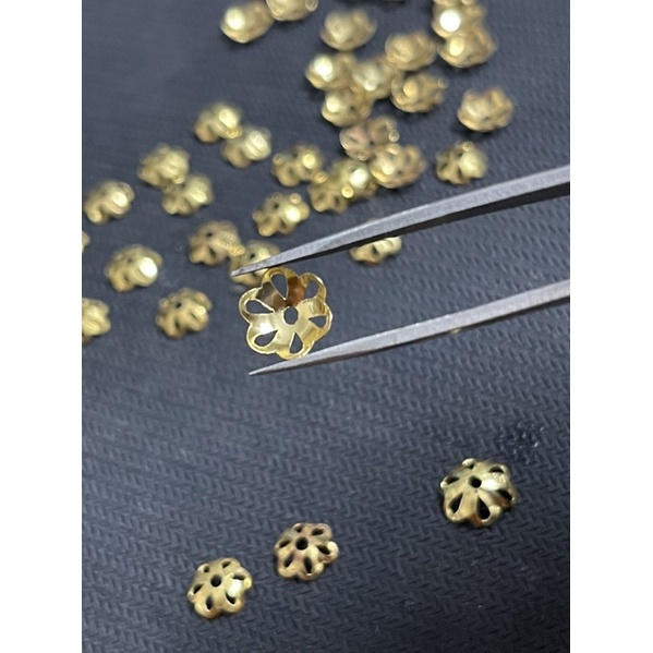 Charm V Au 10 - 24 kara hot nhất 2 năm qua cho shop sỉ: Ốp, bi, móc, nơ