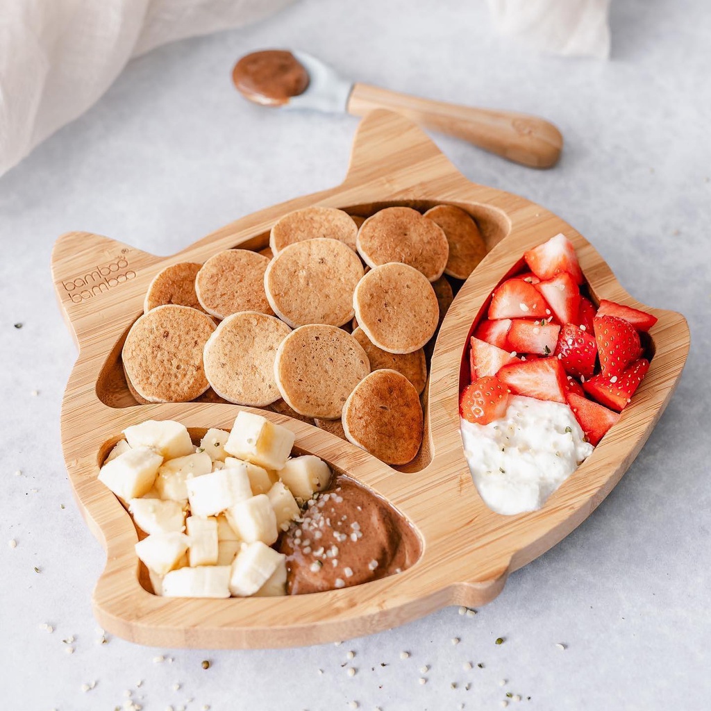Bộ khay ăn dặm bằng tre Bamboo Bamboo UK