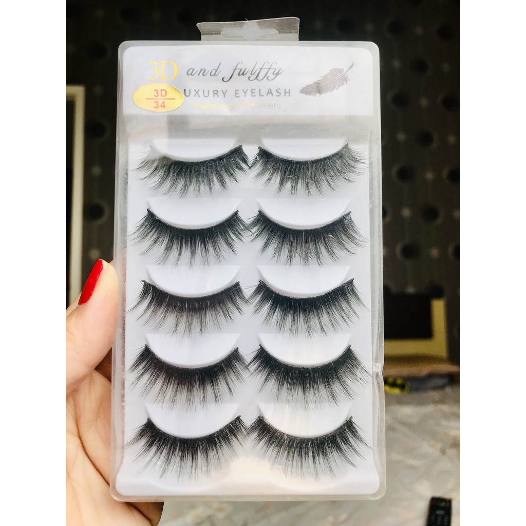 Lông Mi Giả 3D Dày Và Dài Tự Nhiên MỀM MẠI