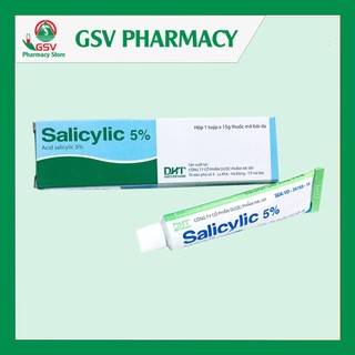 Salicylic 5%Salicylic 5% 15g - bôi giúp giảm bạt sừng, bong vảy, vảy nến, nấm