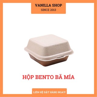 Hộp bã mía 20 hộp (chuyên dùng đựng Bento cake) mẫu số 2