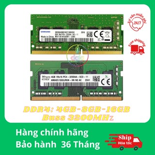 Ram Laptop DDR4 4Gb 8Gb 16GB 3200MHz Chính Hãng