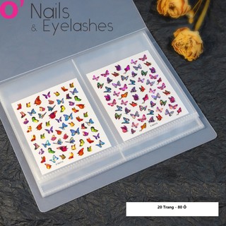 Sổ đựng mẫu sticker - Sổ đựng sticker làm móng xịn - cứng cáp Phụ kiện làm nail giá rẻ