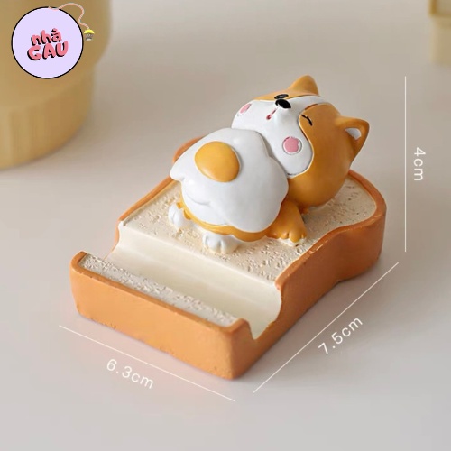Tô tượng thạch cao giá đỡ điện thoại size trung(không kèm màu và cọ)