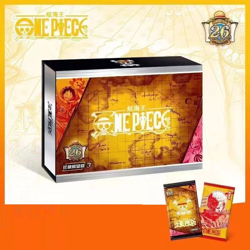 Hộp thẻ nhân phẩm One Piece fullbox map vàng hàng có sẵn