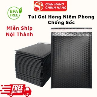 Túi Gói Hàng Niêm Phong ShineYe Chống Sốc Túi Bóng Khí Chống Sốc Chống Nước Tự Niêm Phong - Đen