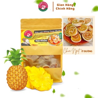 Kẹo Khóm tươi cuộn bánh tráng Senfarm ít đường bịch 500g