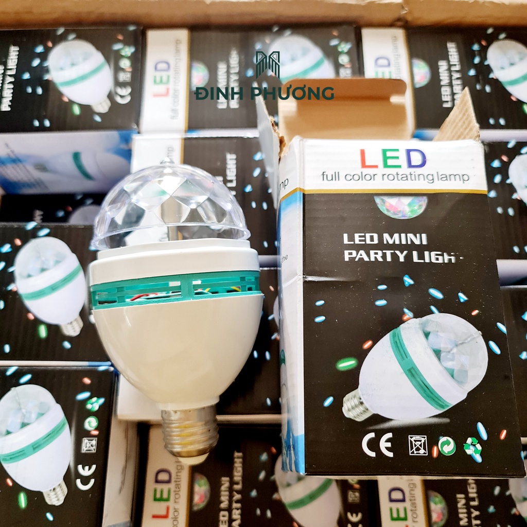 Đèn led xoay vũ trường, sân khấu mini 7 màu
