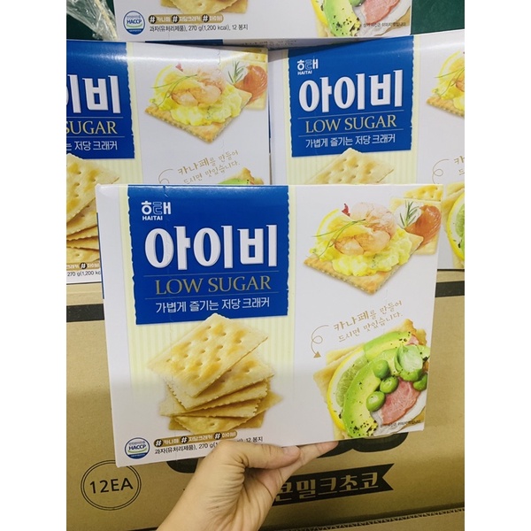 Bánh ăn kiêng không đường IVy Hàn Quốc hộp 270gram