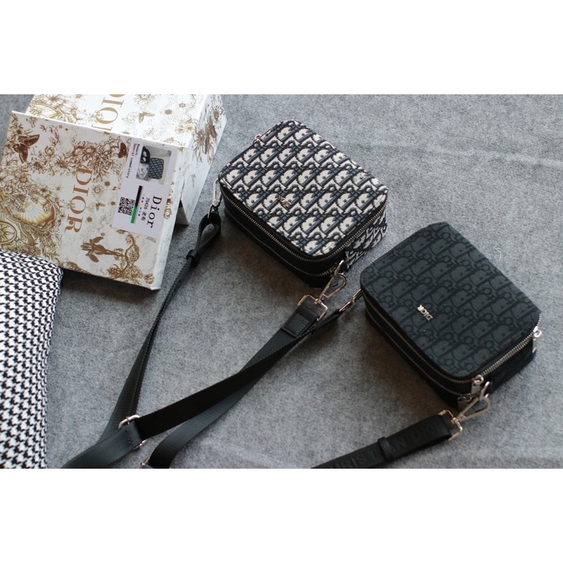 TÚI ĐEO CHÉO NAM NỮ UNISEX DI OR SIZE 18 FULLBOX SMANO BAGS HOẢ TỐC