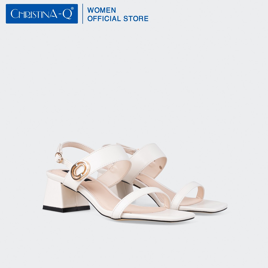 Giày Sandals Nữ Gót Trụ ChristinA-Q XDN295