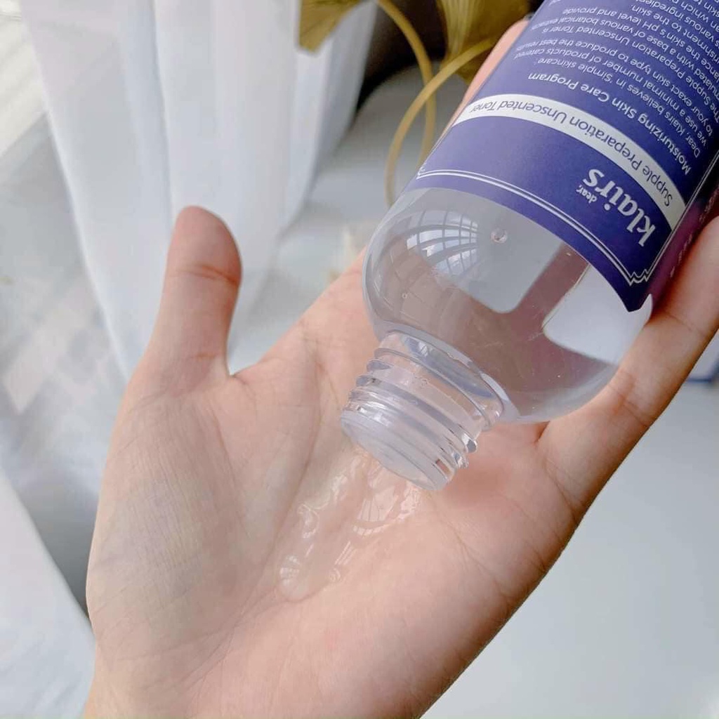 Nước hoa hồng Dear Klairs Supple Preparation Unscented Toner 180ml