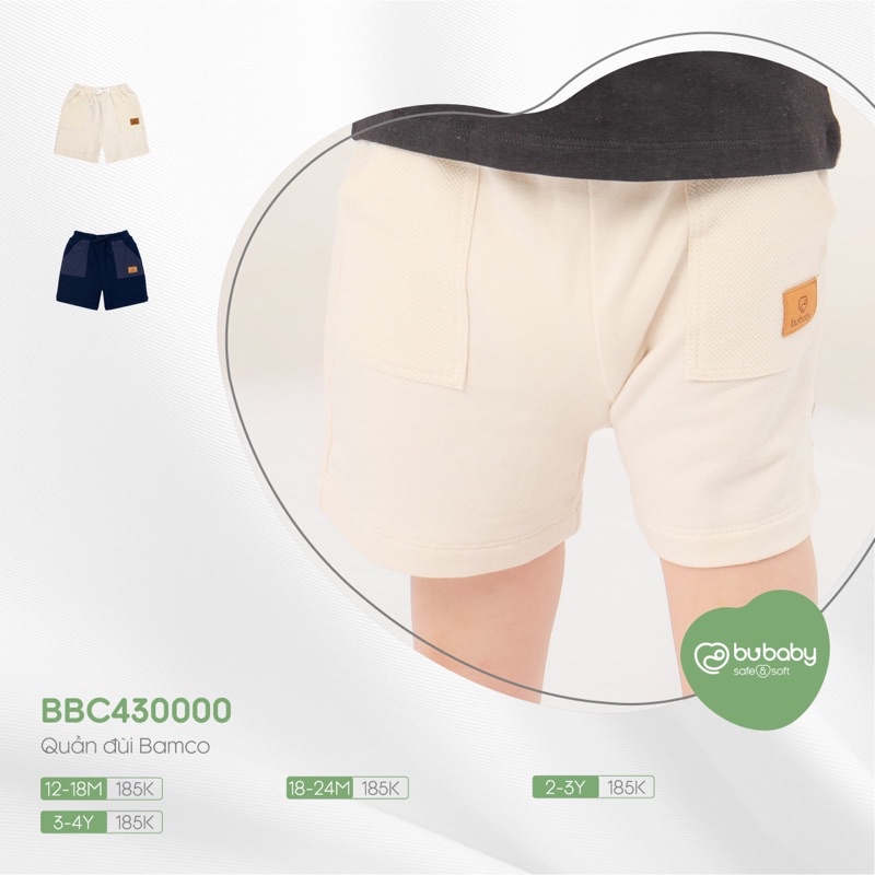 Quần đùi Pure Cotton Bu cho bé trai bé gái