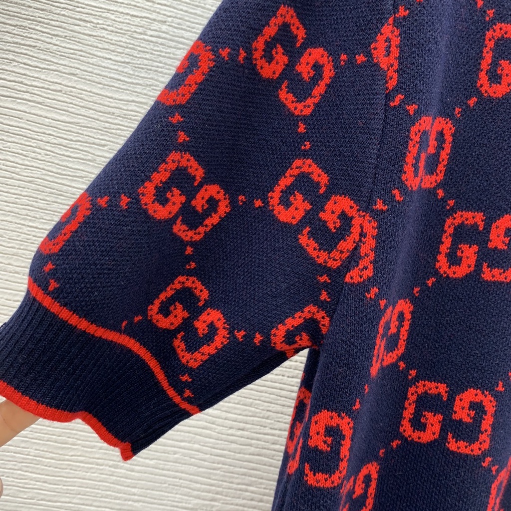 Đầm xuông nữ thời trang cao cấp Gucci GC GG phong cách trưởng thành, quý phái