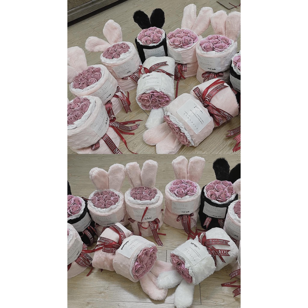 Bó Hoa Sáp Tai Thỏ