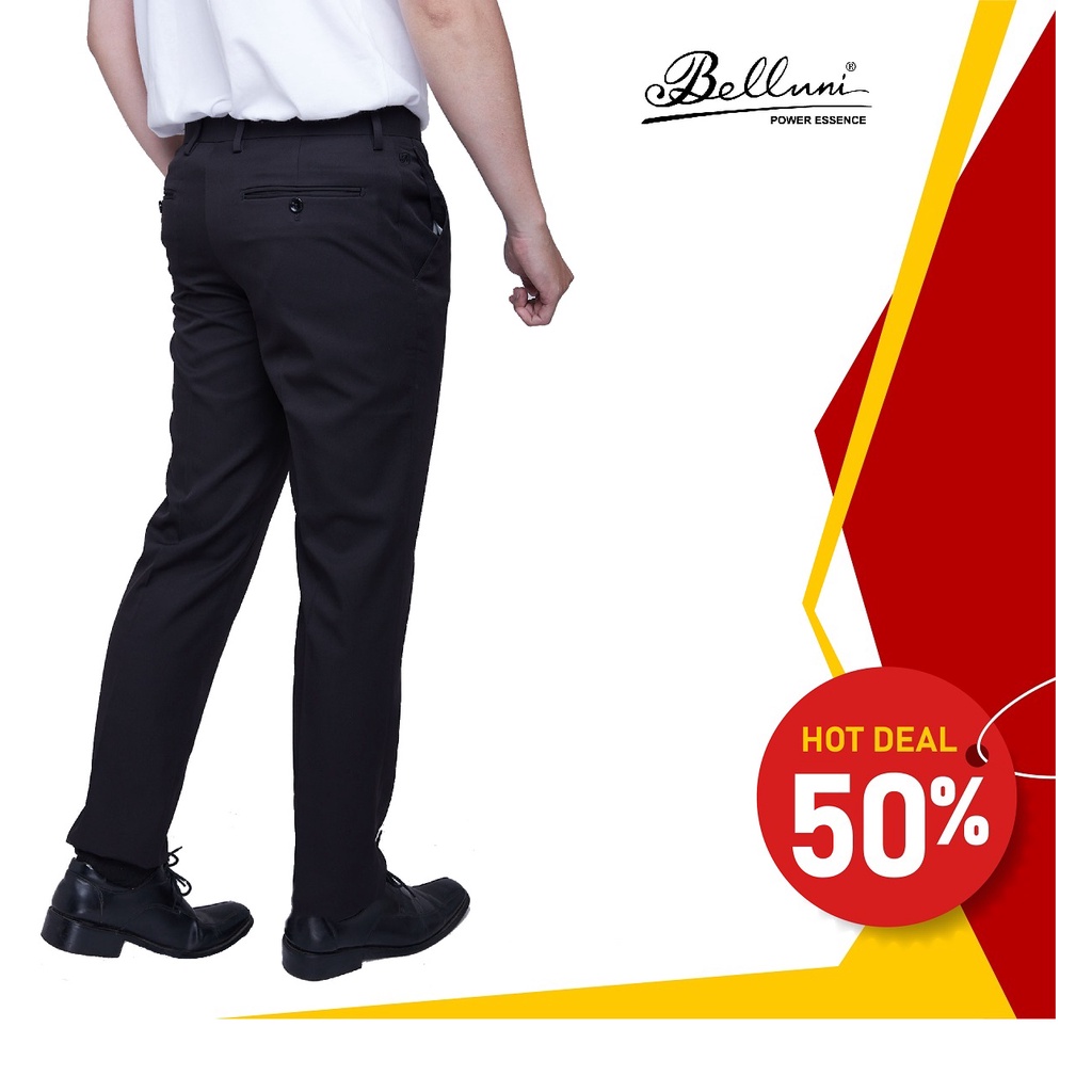Quần kaki nam công sở hàng hiệu cao cấp BELLUNI - QK1.CMS.BE.022.BL