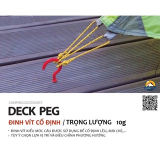 Đinh neo lều / vít cố định giữ lều CLS du lịch cắm trại dã ngoại