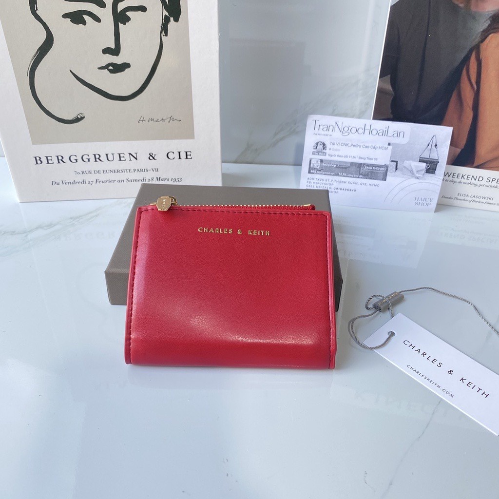 Ví nữ Ck6-10680907 siêu nhỏ gọn size 11x8,5x1,8cm